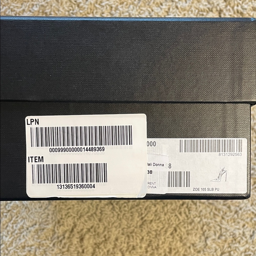 Saint Laurent Black Slingback Heels - Picture 4 of 5